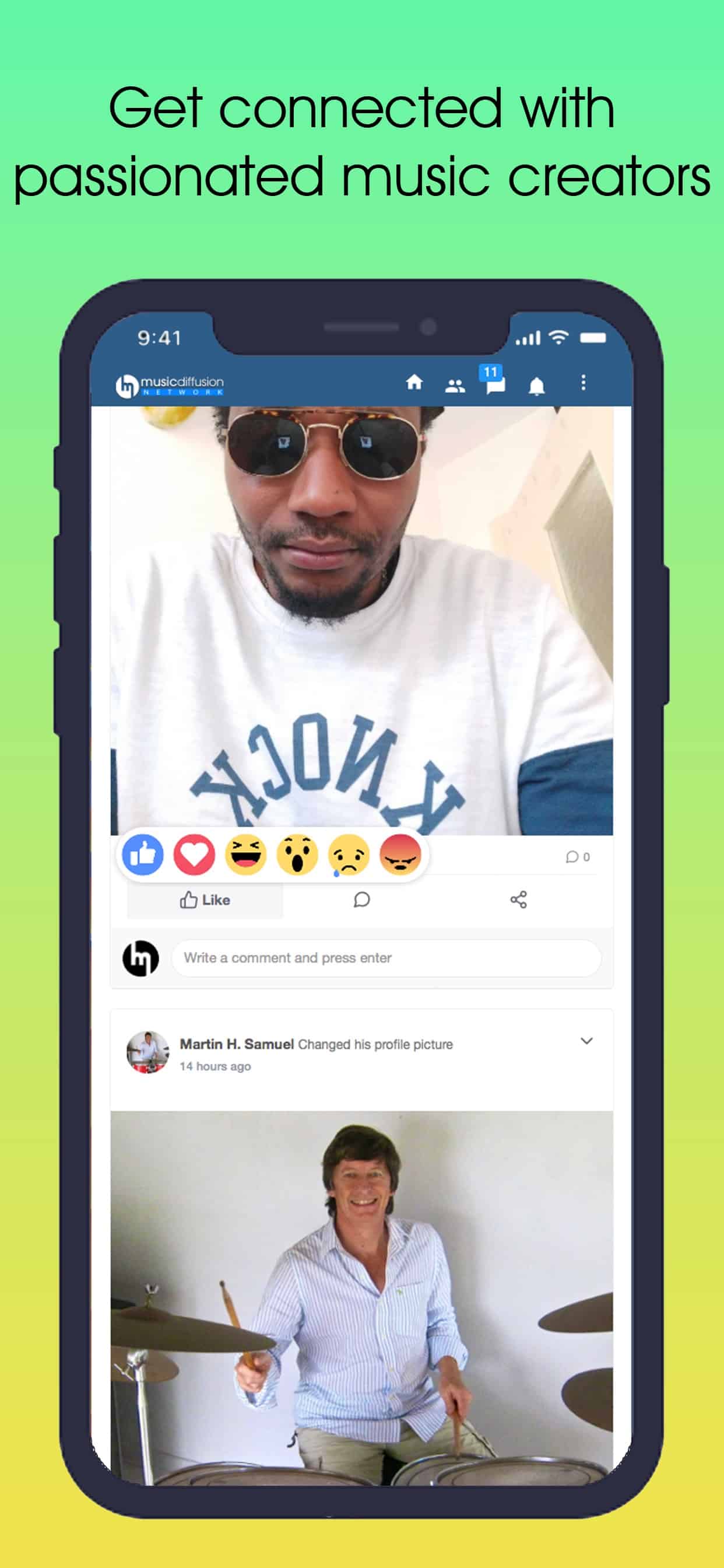 MusicDiffusion Network Screenshot